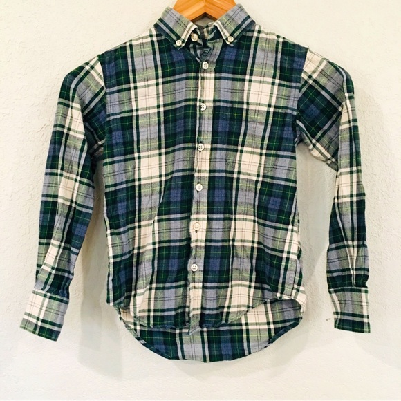 Class Club Other - 👍$10/Bundle Class Club Boys 8 Plaid Flannel Button Up Long Sleeve Shirt Preppy